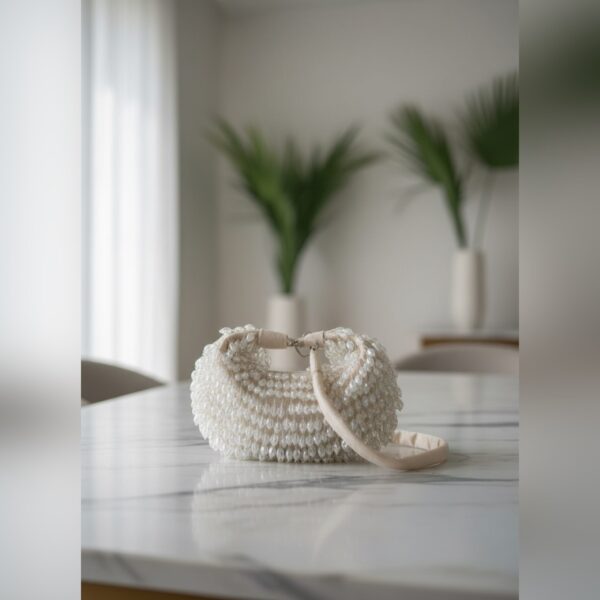 The Indian Princess White Batua Clutch - Image 2