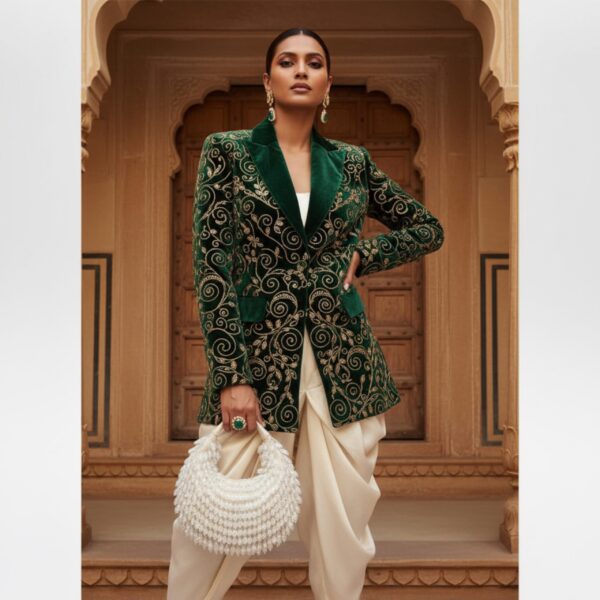 The Indian Princess White Batua Clutch - Image 7