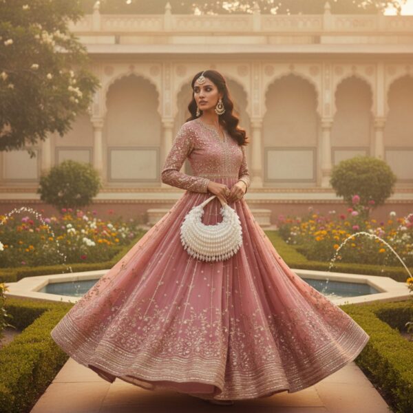 The Indian Princess White Batua Clutch - Image 6
