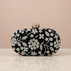 The Black Silk Dream Clutch