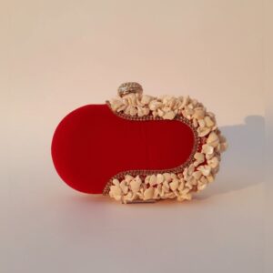 The Ocean's Kiss Red Clutch