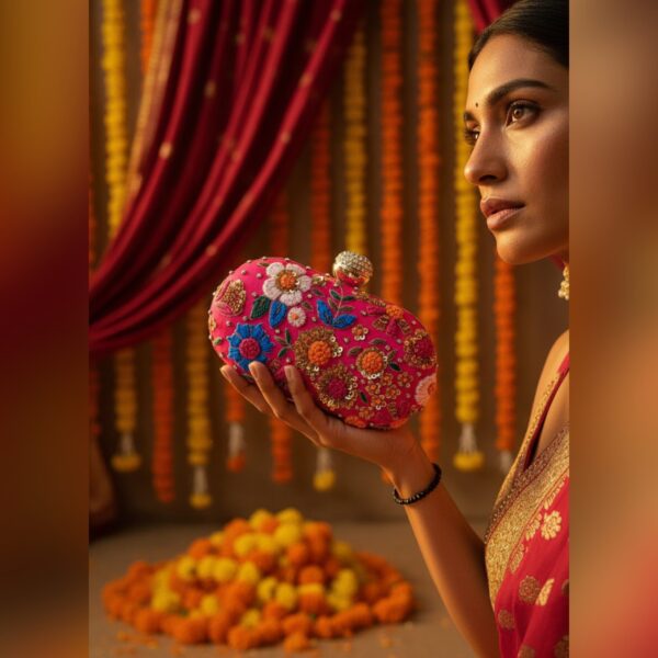 The Rani Pink Clutch - Image 2