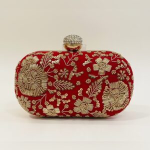The Royal Empress Red Clutch
