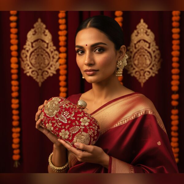 The Royal Empress Red Clutch - Image 3