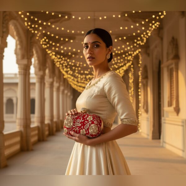 The Royal Empress Red Clutch - Image 4
